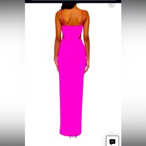 XSCAPE Cutout Slit Gown